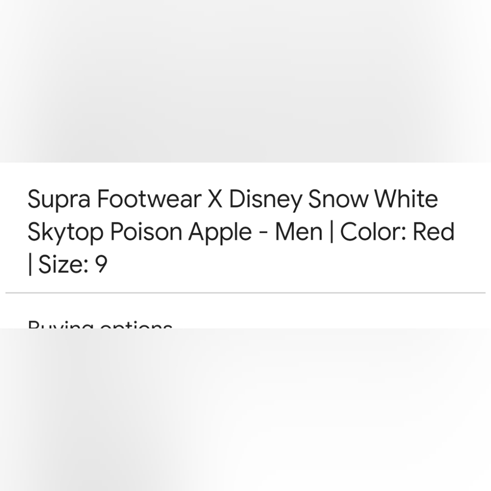 Supra footwear X Disney Snow White #9 - Picture 14 of 14